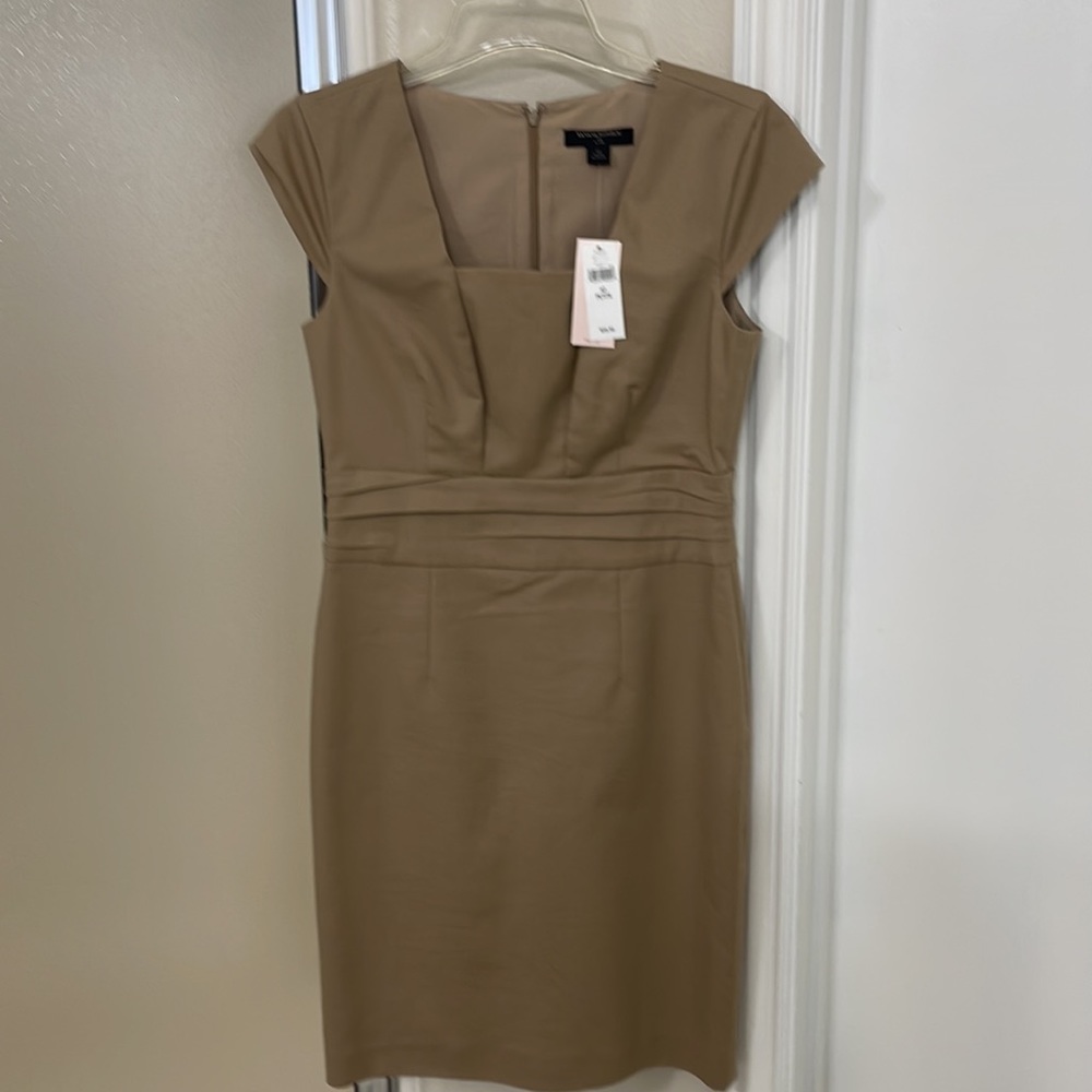 Banana Republic tan dress